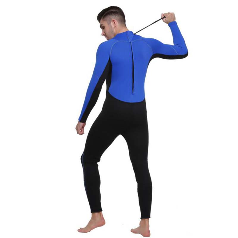 Sbart 3MM Men\'s Full Length Wetsuit Long Sleeve Back Zip Scuba Wet Suit