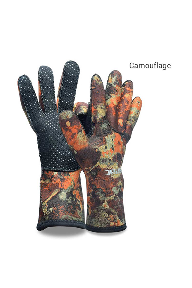 HISEA 3mm Scuba Diving Camo Gloves Warm Anti-skid for Men Women