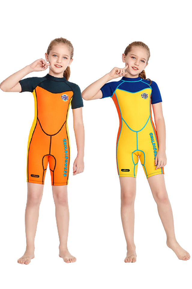 Details about   Kids Children Girl 3MM SCR Neoprene Diving Suit Swim Scuba Surf Warm Wetsuits 