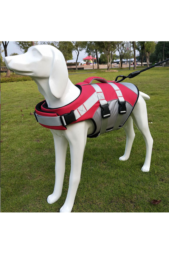 WCC Dog's Reflective Buoyant Adjustable Swimming Life Jacket