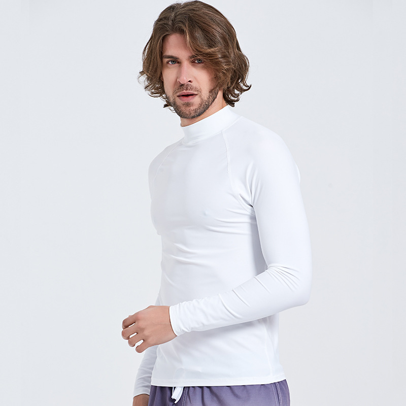 Sbart Men\'s Long Sleeve UPF 50 Surf Rash Guard Shirt