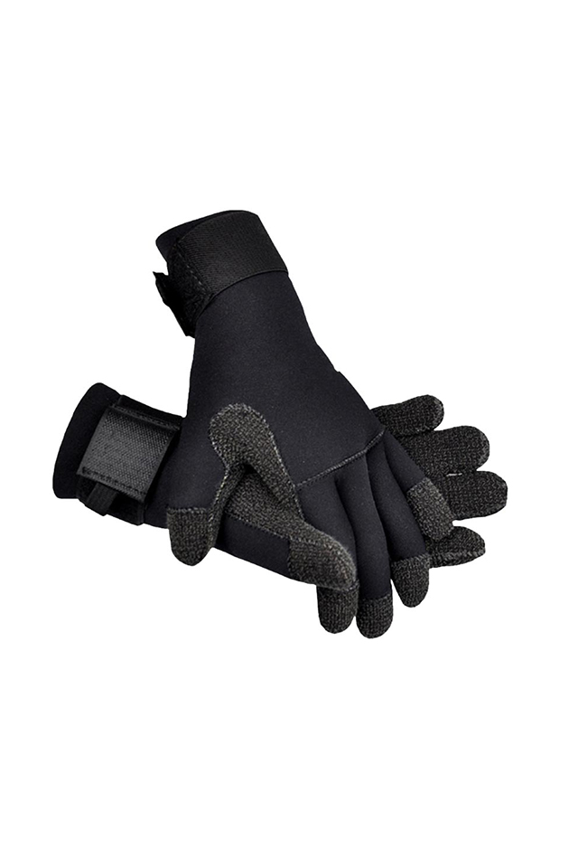 DIVERSTAR Kevlar 3MM Black Diving Gloves