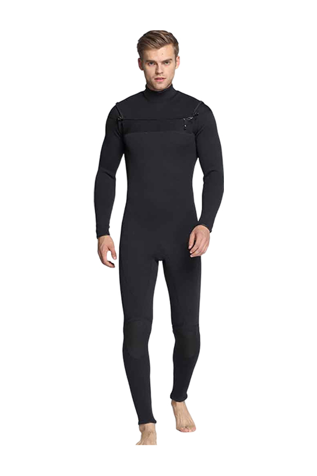 MYLEDI Men\'s 3MM Neoprene Wetsuit One-piece Chest Zip Scuba Suit