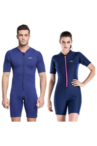 Sbart Female/Male 2MM Neoprene Short Sleeve Diving & Swimming Wetsuit