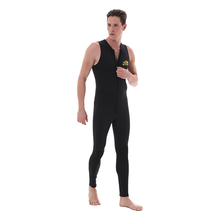 DIVESTAR 3MM Sleeveless Farmer Long John Wetsuit