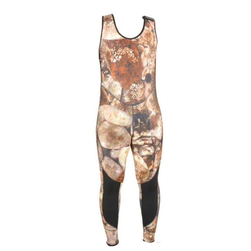 Pro Spearfishing Two Piece 5mm Diving Hooded Camo Wetsuit for Men