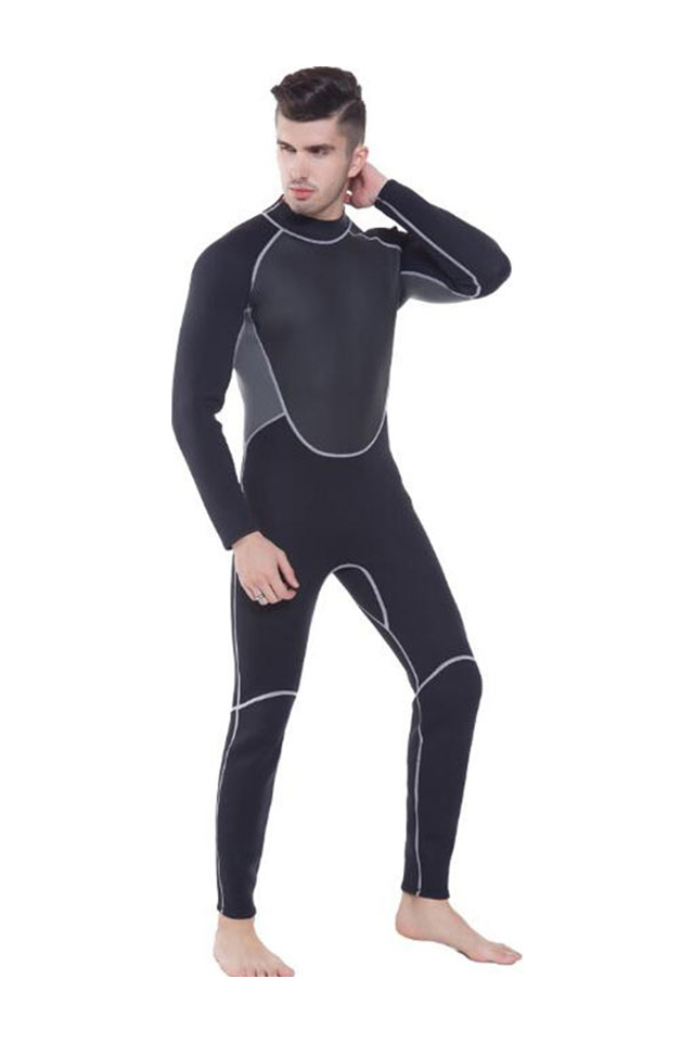 WET SUIT Closed Cell Neoprene 1000 mm x 300 mm x 3 mm BLACK CLOTH 1 FACEHYT 