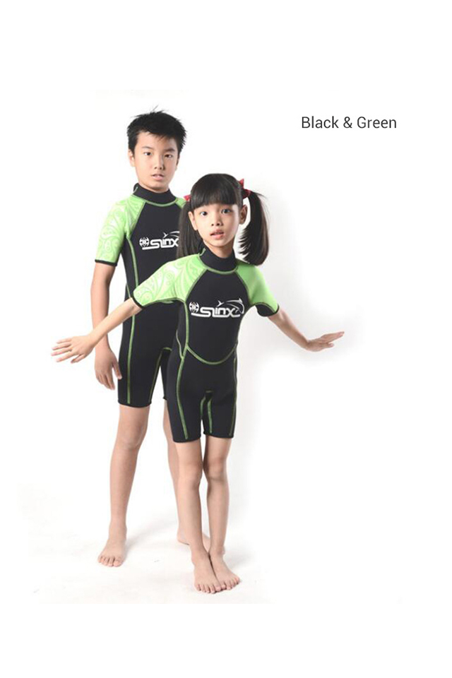 SLINX 2mm Kids Shorty Wetsuit Junior Snorkeling Suit