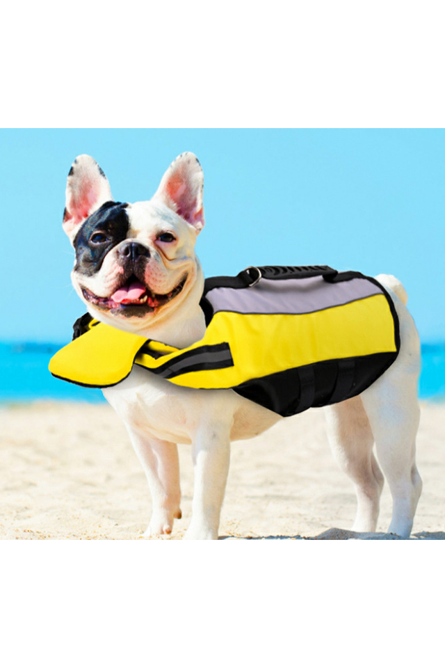 NAMSAN Dog\'s Reflective&Inflatable Life Jacket for Swimming