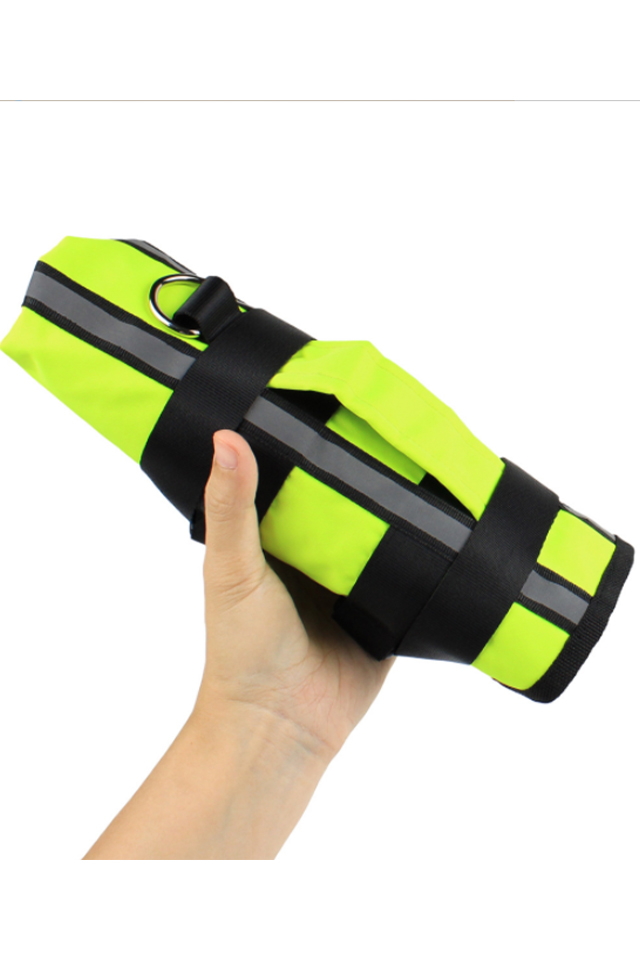 NAMSAN Dog\'s Inflatable Reflective&Adjustable Life Jacket for Swimming