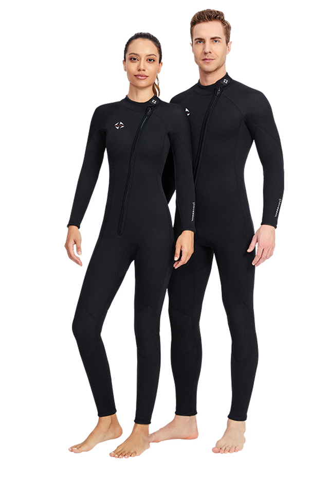 3MM Neoprene Diving Suit Male Pro Mens Thick Conjoined Wetsuits Surf Clothing AB 