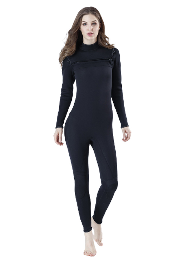 MYLEDI Womens Chest Zip 3MM Warm Full Wetsuit