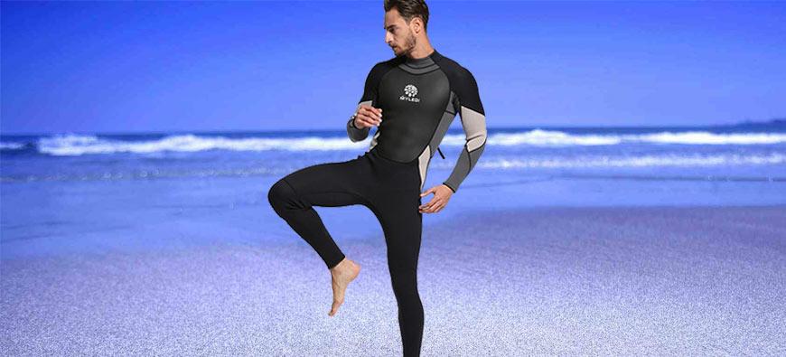 Mens Perspective Wetsuit Jacket & Shorts Set Two Piece Wetsuit Set Surf & Swim 