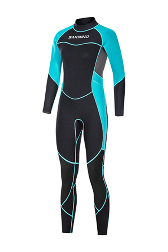 SAKINNO Ladies 3MM Full Body Swimming Wetsuit