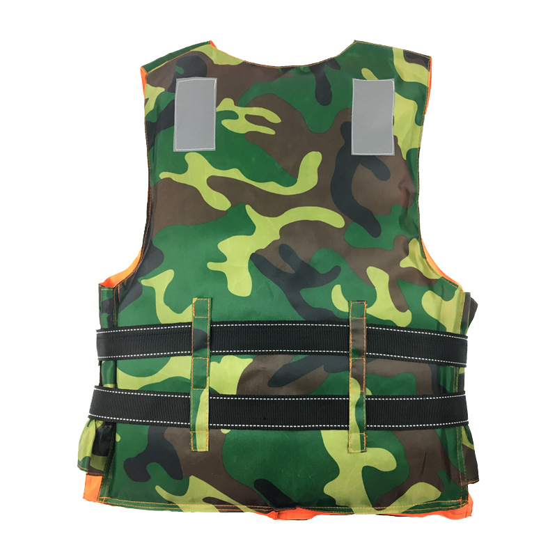 DALANG Adult Pro Reversible Camouflage Life Jackets for Swimming Water Sports