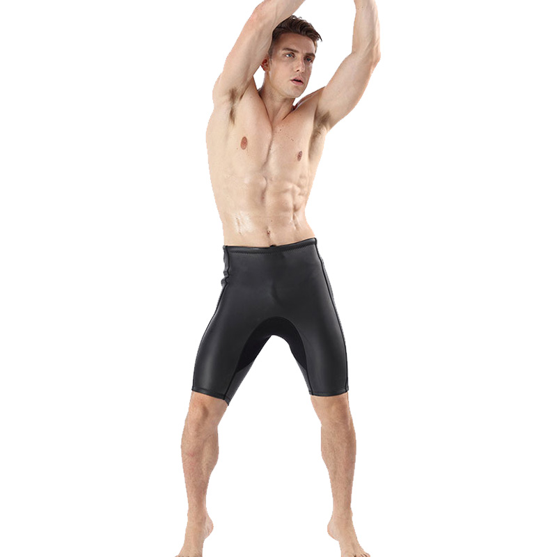 MYLEDI Men's 2MM CR Smooth Skin Wetsuit Shorts