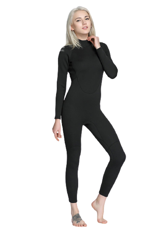 MYLEDI Black Back Zip Neoprene 2mm Full Wetsuit