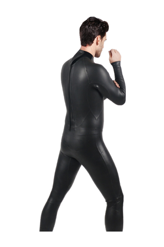 LIFURIOUS Men\'s 3MM CR Neoprene Full Body Back Zip Snorkeling Warm Wetsuit 
