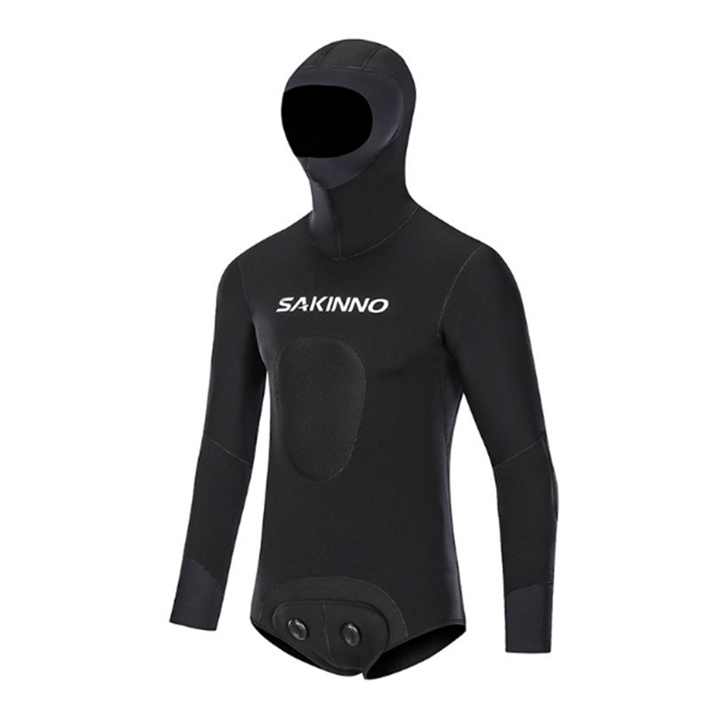 SAKINNO 3.5mm Two Piece Hooded Wetsuit - Camo/Black