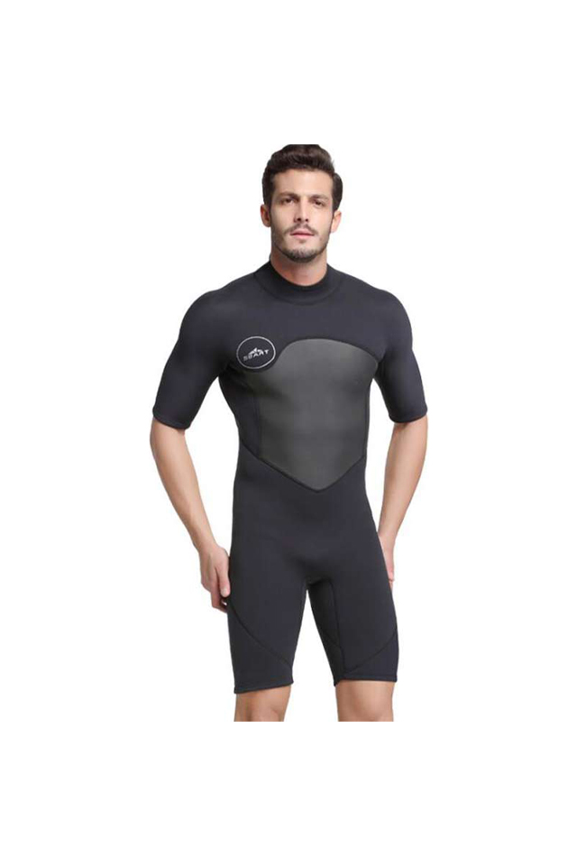 Sbart Men's 2mm Shorty Wetsuit Free Diving Snorkeling Windsurfing Suit