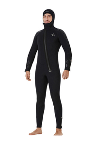 DIVE & SAIL 5MM Men's Cold Water Long Sleeve Hooded Swimming Wetsuit